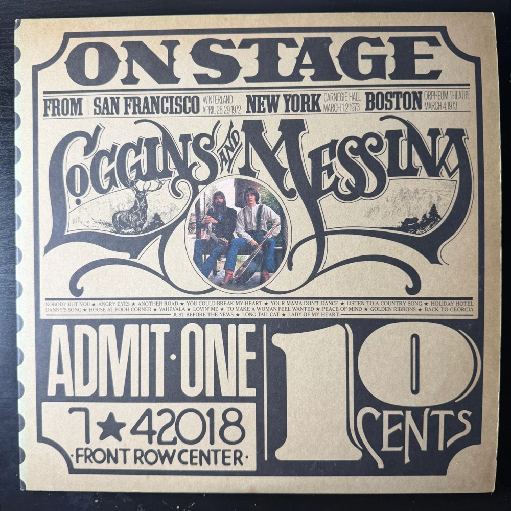 Loggins And Messina – On Stage 2LP (Япония 1974г.)