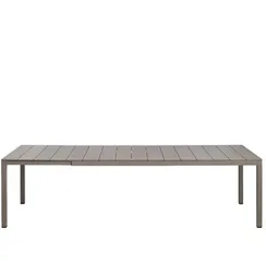 Стол металлический раздвижной Rio Alu, 210-280х100 см, тортора