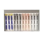 Ручка подарочная шариковая Alingar "Корона", 1,0 мм, синяя, поворотный механизм, круглый, цветной, металлический корпус, карт. уп.