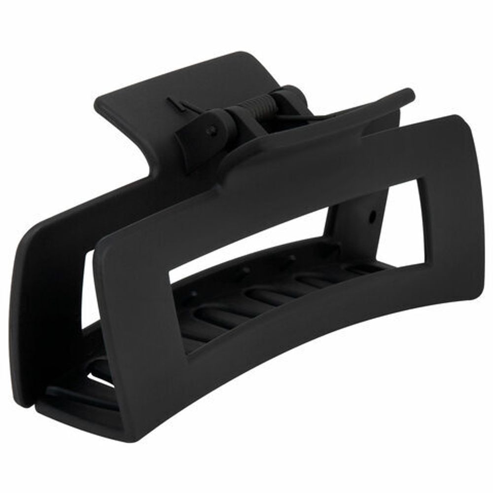 Краб для волос 10,5 см, soft-touch, чёрный, MONTE VITA, 456999