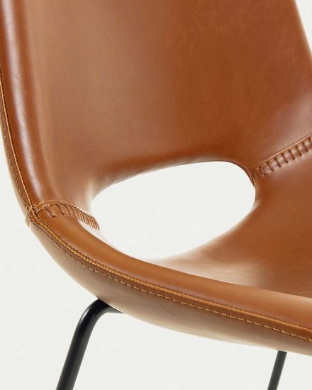 Стул Ziggy экокожа без подлокотников коричневый La Forma Испания 