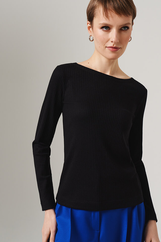 23134 Лонгслив женский (черный)