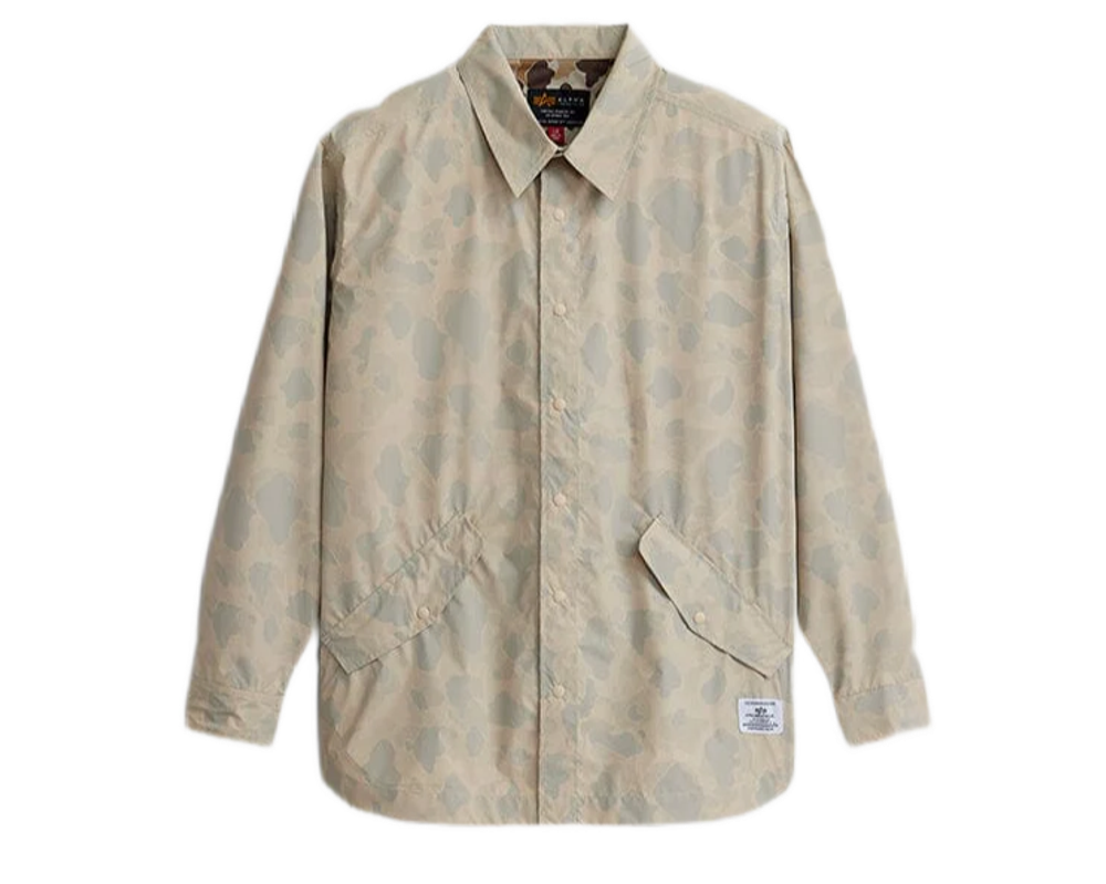 Куртка Alpha Industries Packaway Shirt Jacket Limestone