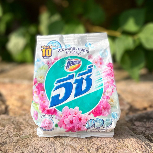 Тайский бесфосфатный парфюмированный стиральный порошок для белого и цветного белья Сакура Люкс Attack