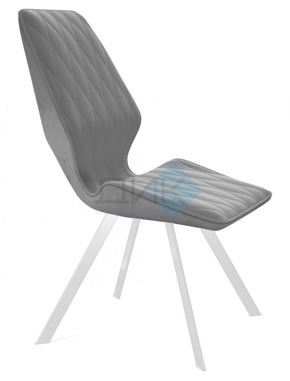 Стул DikLine 243 поворотный опоры белые