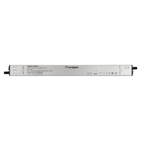 Блок питания Arlight ARPV-LG24160-Linear-PFC 24V 160W IP67 6,7A 034890