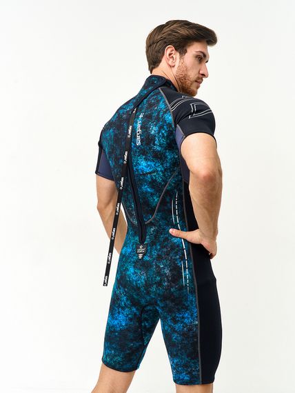 Гидрокостюм Sargan Nero 2.0 Shorty men 2 мм GalaxyAPE-09/черный