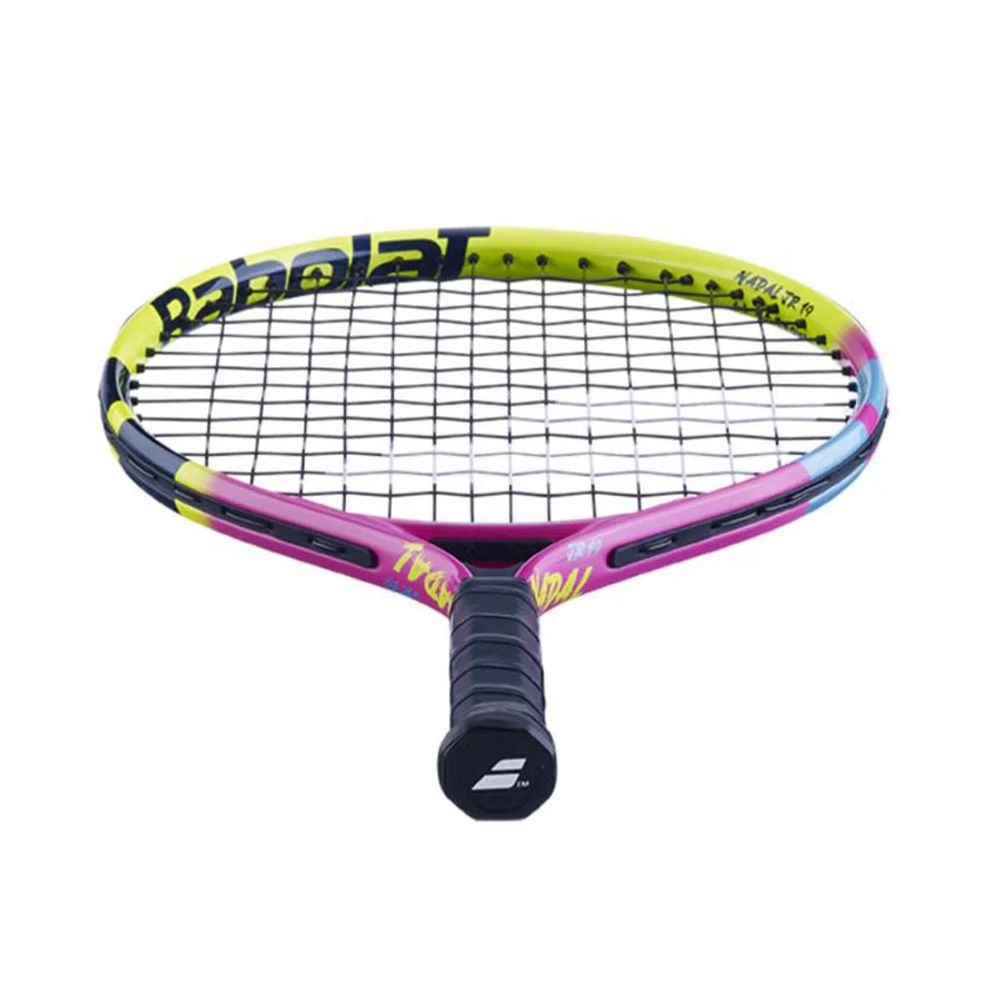 Ракетка б/т дет. BABOLAT Nadal 19 Gr0000, 140496, для 4-6 лет, алюминий,со струнами, зелено-розовый