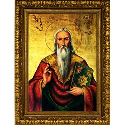 Харалампий Магнезийский священномученик. Икона на холсте.