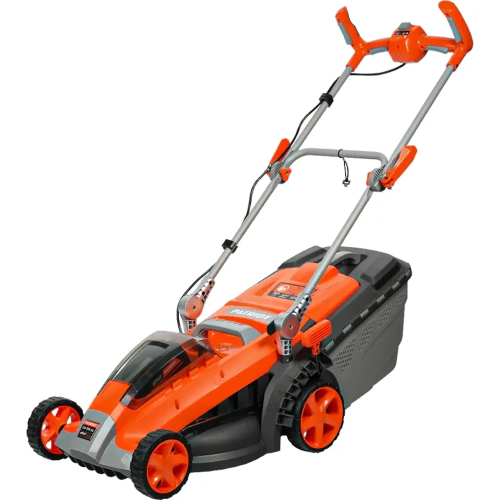 PATRIOT CM 435XL аккумуляторная газонокосилка (1 x 2.5 Ач, ЗУ) 512201435