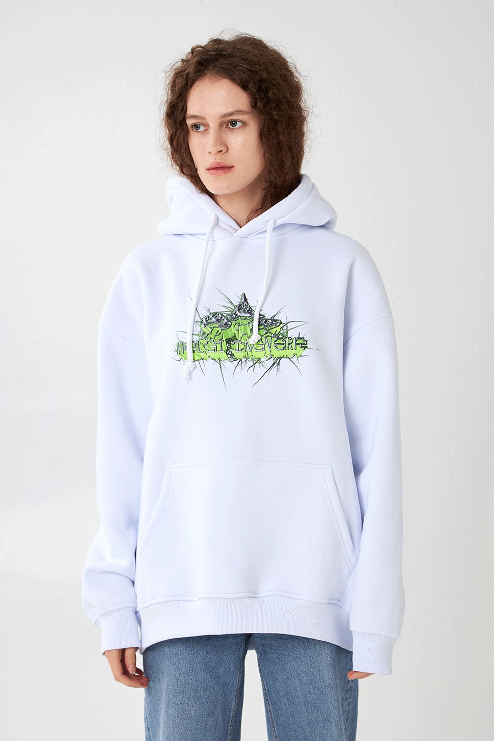 Худи Helgi Ingvarr БОРОВИЧКИ Белый