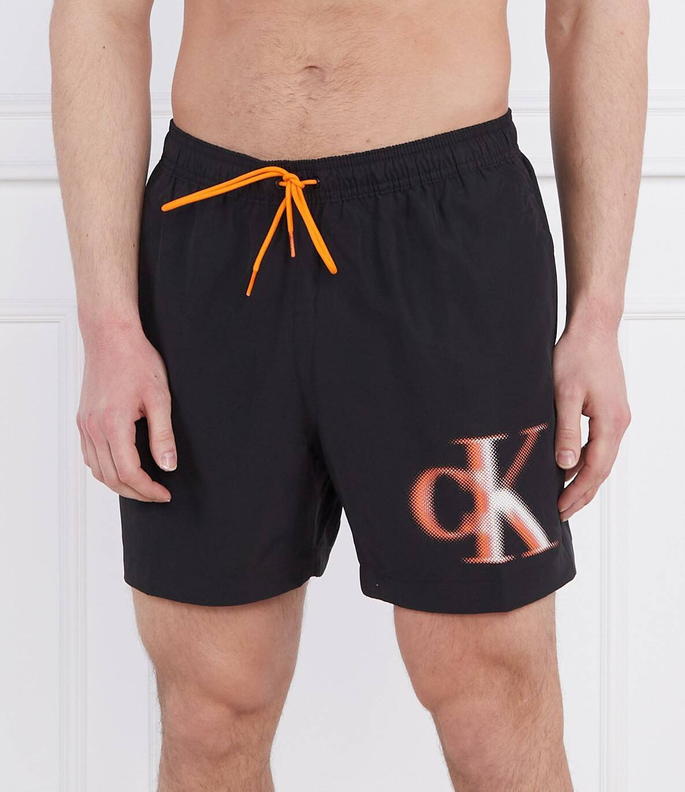 Шорты для плавания Calvin Klein Swimwear - черный(KM0KM00800)