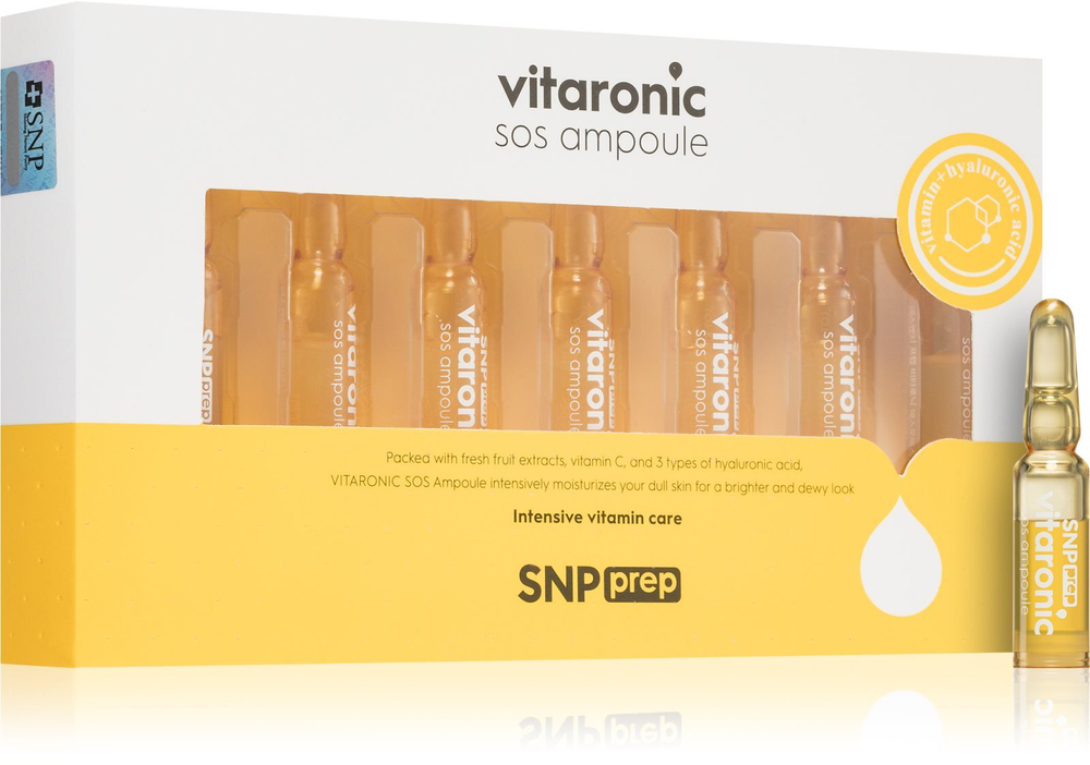 SNP Prep Vitaronic - осветляющая и обновляющая сыворотка в ампулах /   7x1,5  ml  / GTIN 8809550641280