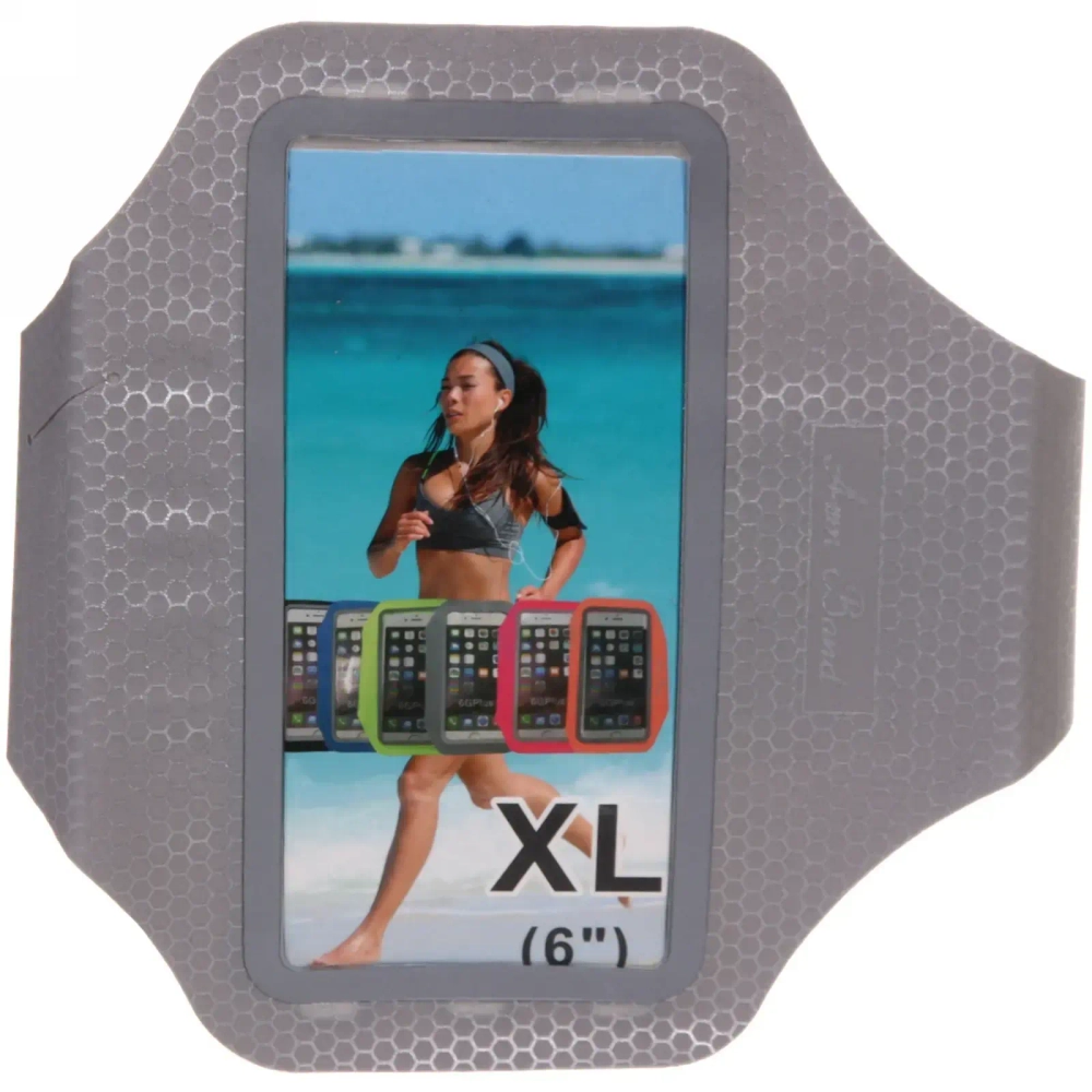 Чехол спортивный для телфона на руку «Power» (для телефона 6»), микс