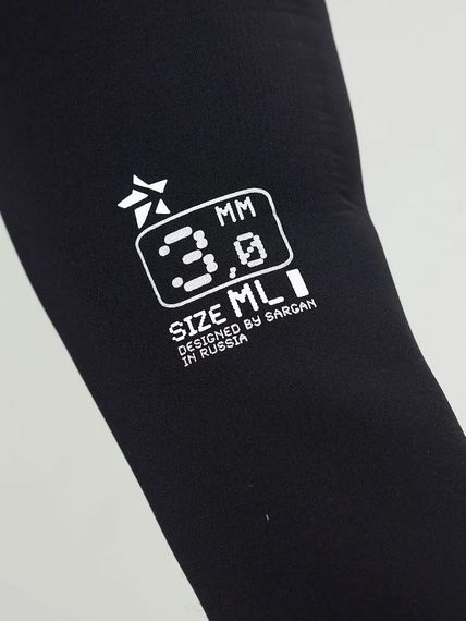 Гидрокостюм Sargan Master NVR-BK/3мм черный 3 мм