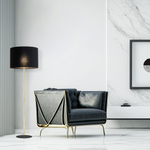 Напольный светильник с тканевым абажуром 16029 Umberto