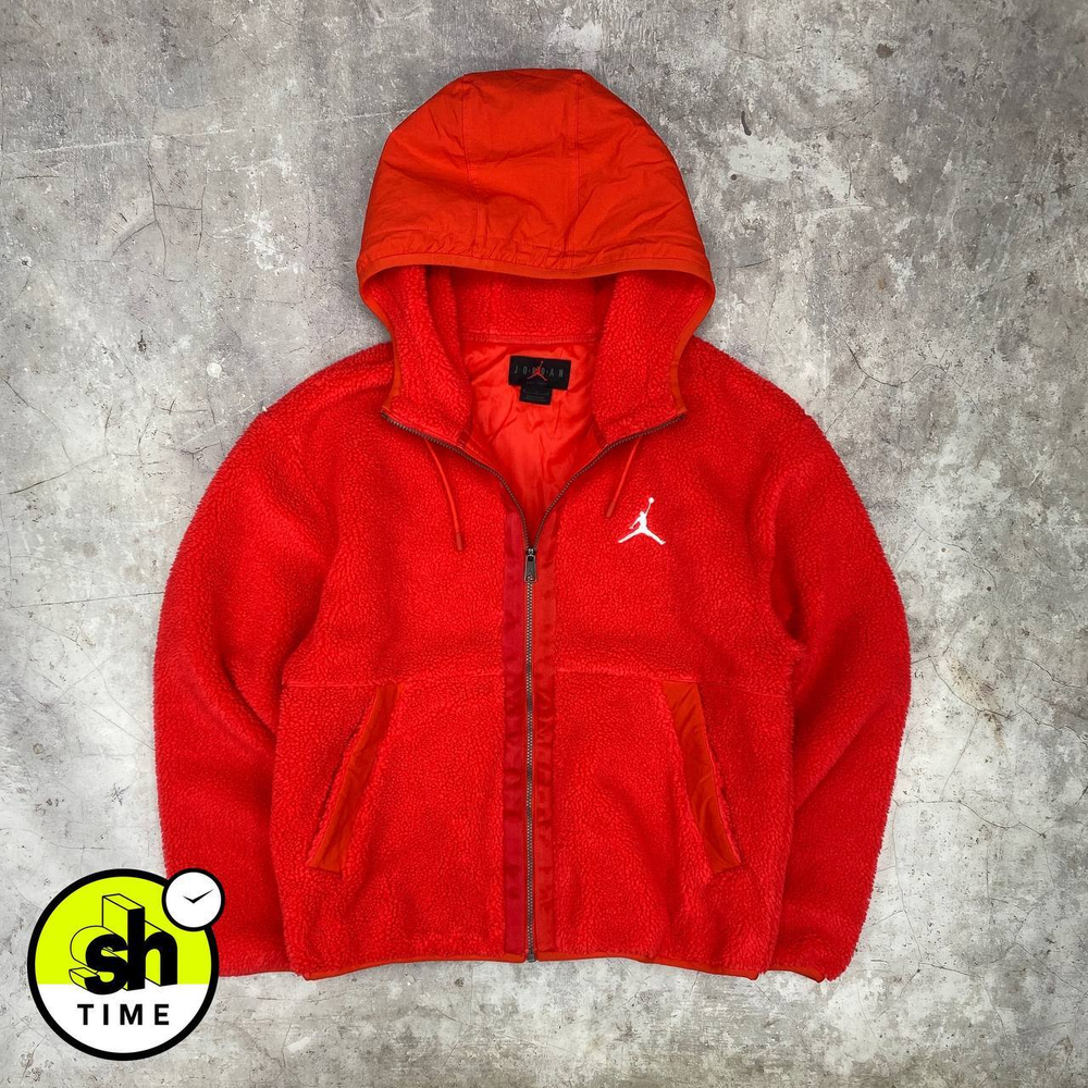 Кофта Шерпа Air Jordan White Logo