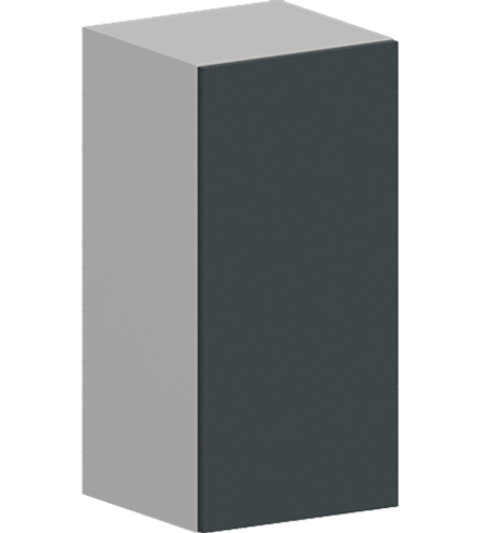 Кухня Модуль ШВ 350 Графит / Бирюзовая мята