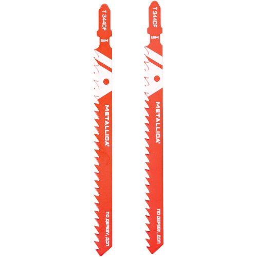 Пилки д/лобзика METALLICA Ultra T344DF 132/108мм шаг 4мм по дереву,ДСП 2шт   909126