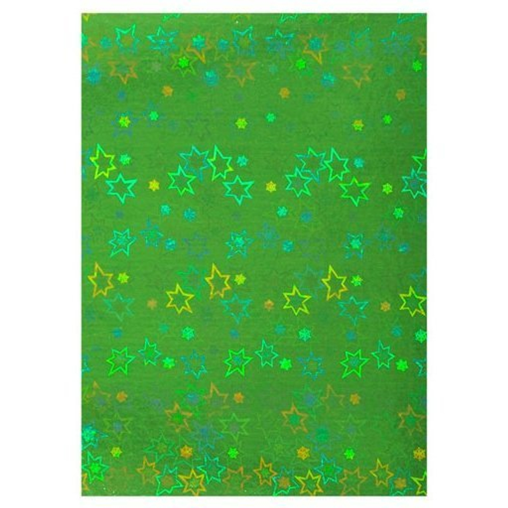 Картон цветной Апплика, А4, голографический, фольгинированный, 5 листов, 5 цветов, картонная папка, "Лев"