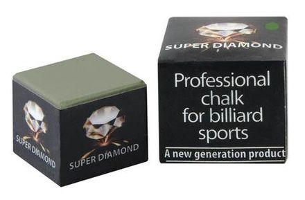 Мел "Super Diamond Green" (зеленый) черная коробка