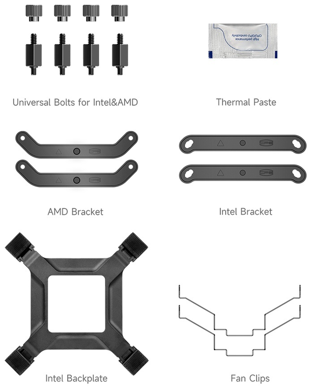Кулер PCcooler RT500 Digital BK