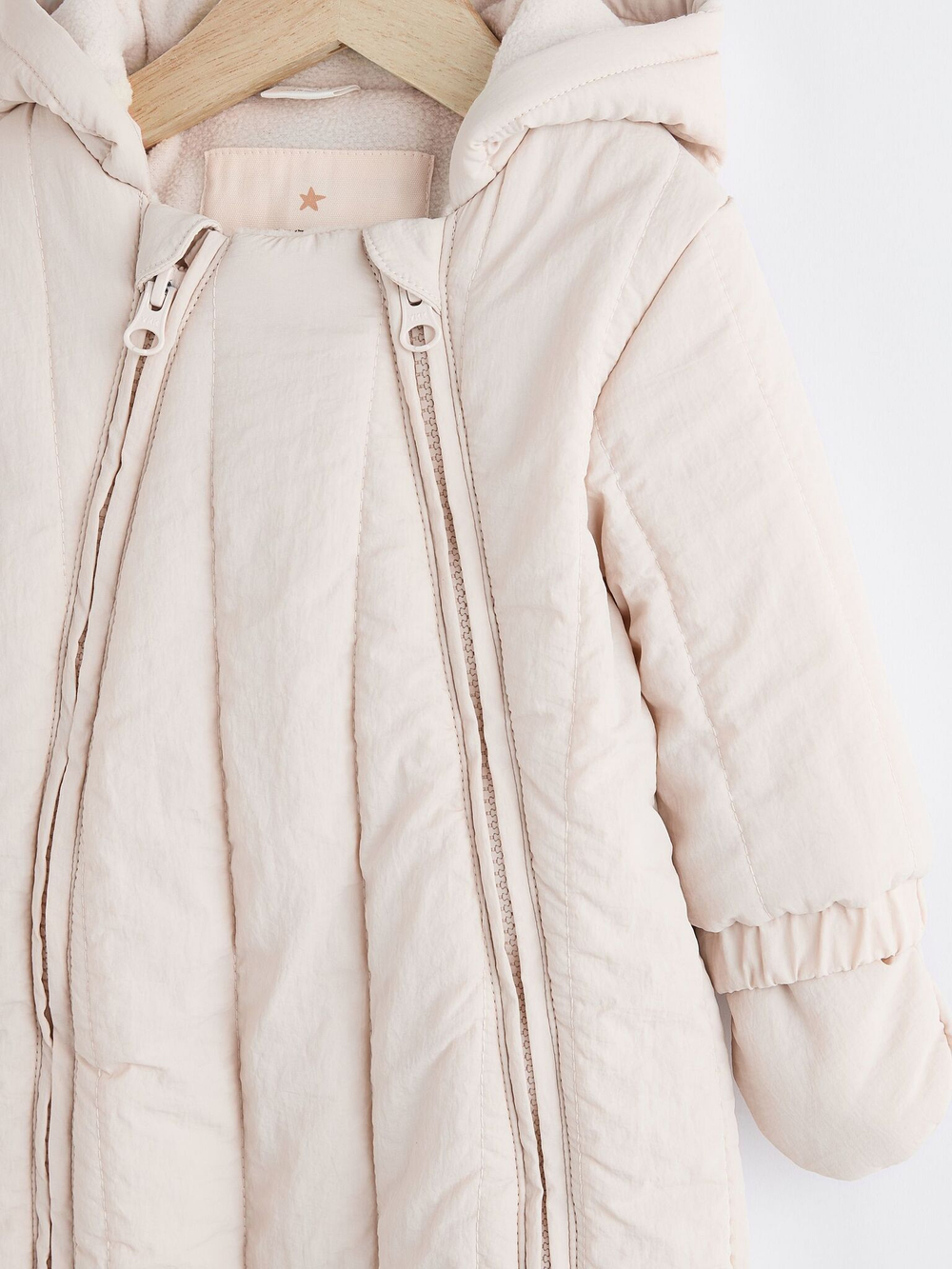 Комбинезон теплый для малышей Next K90-718, Кремовый