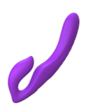 Безремневой вибрострапон с пультом ДУ фиолетовый 22,2 см