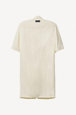 ZARA X WILLY CHAVARRIA ПЛАТЬЕ-РУБАШКА, ЭКРЮ