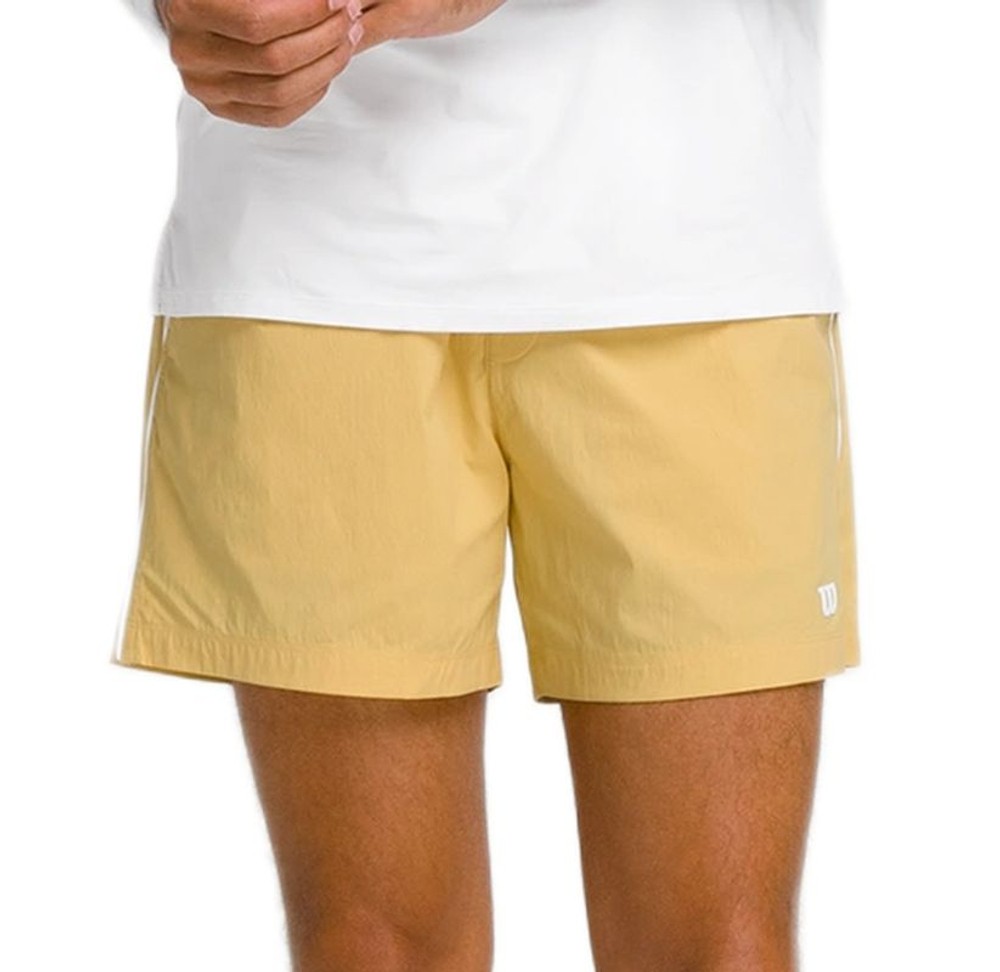 Мужские теннисные шорты Wilson Volley 6" Unlined - желтый