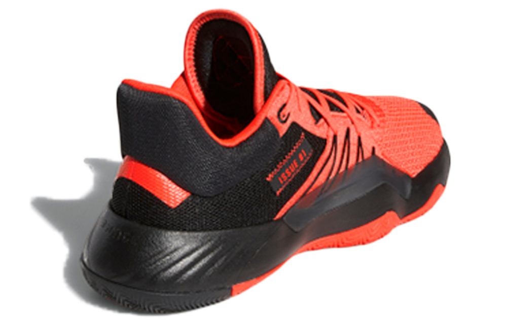 Adidas D.O.N. Issue #1 GCA Mitchell shock absorption non-slip wear-resistant low-top basketball shoes men's orange