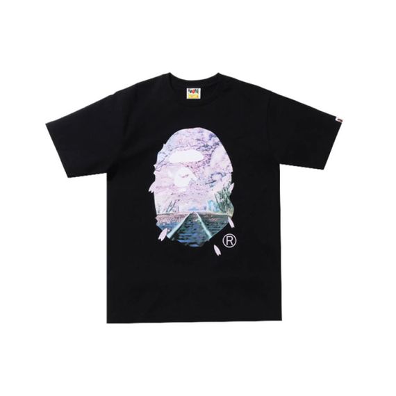 A BATHING APE BAPE Sakura Photo Ape Head Tee T