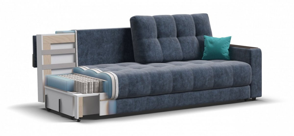 Диван Босс Велюр Роял топаз