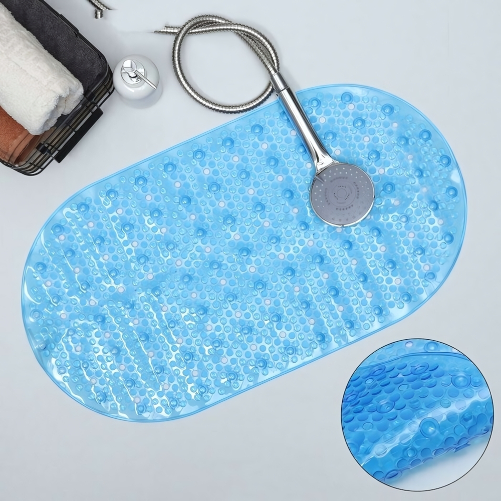 Коврик SPA AQUA-Prime 68*38см Дождь (голубой)