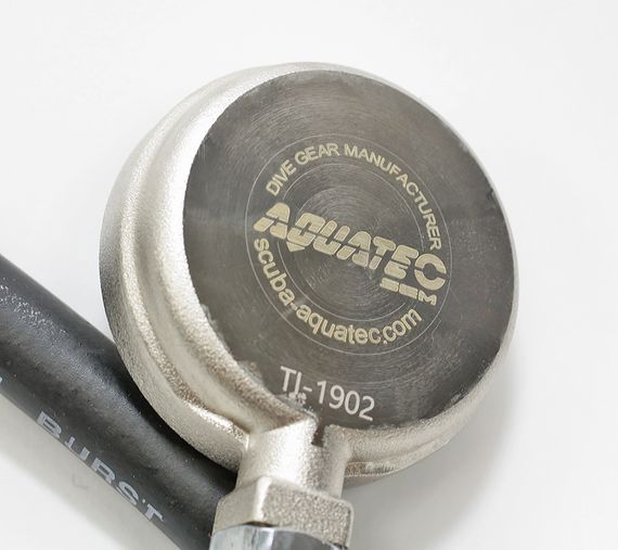 Манометр Aquatec 400 бар с шлангом 80 см