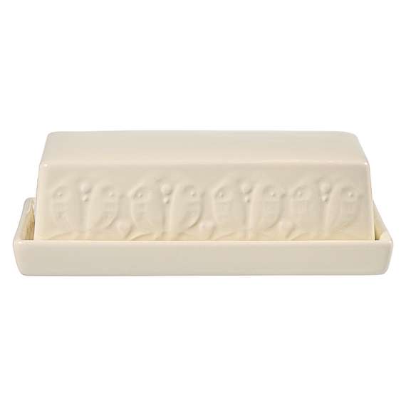 Масленка birds of paradise, кремовая