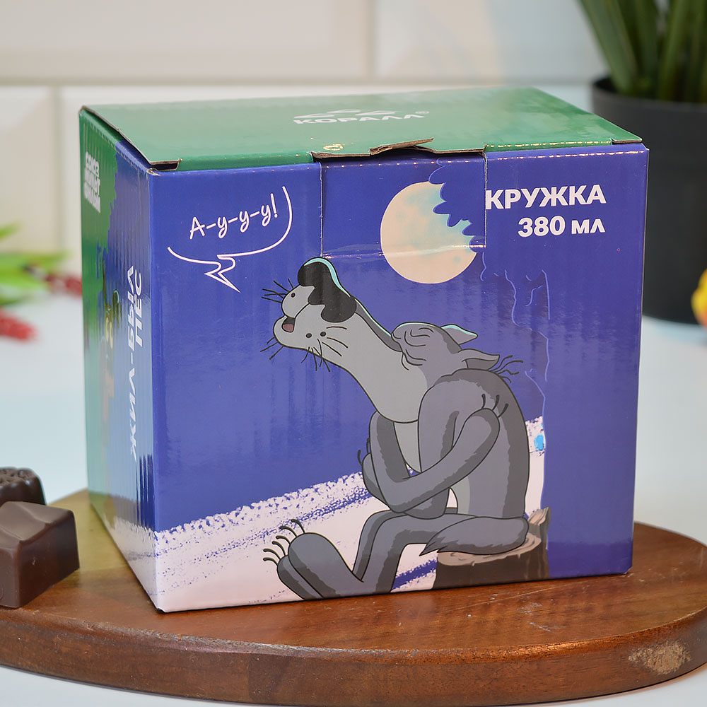 Кружка 380мл Жил-был пес, форма Дерби