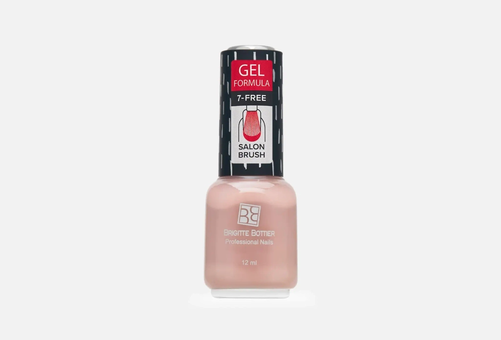 BRIGITTE BOTTIER Лак для ногтей GEL FORMULA тон 01 прозрачный, 015