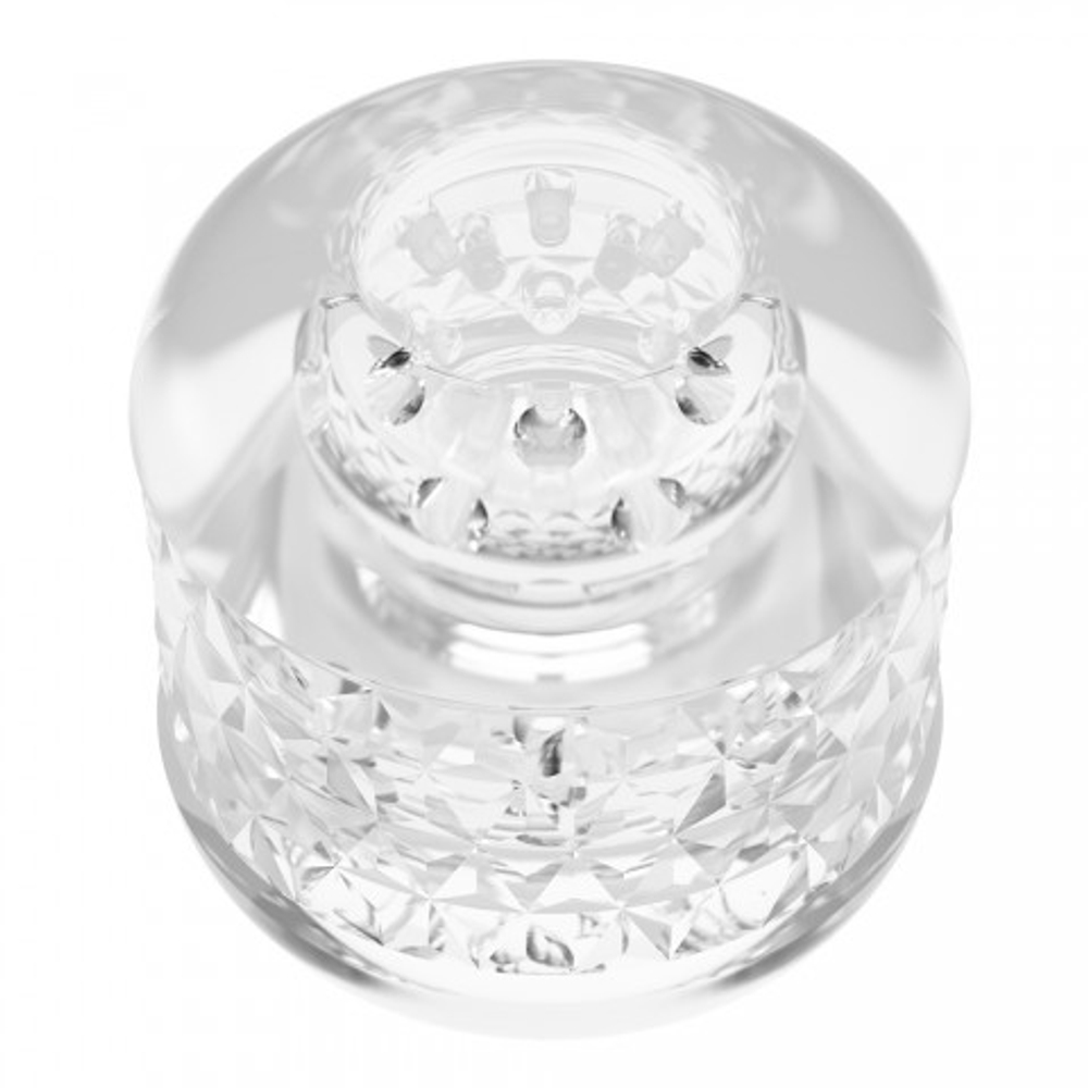 Мастурбатор с текстурированным каналом Crystle прозрачный