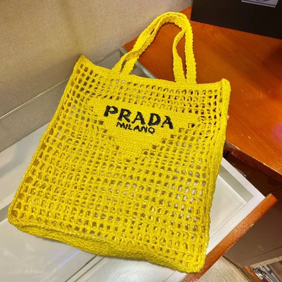 Женская сумка-тоут PRADA RAFFIA