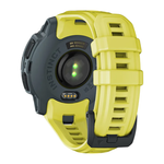 Спортивные часы Garmin Instinct E, 45 мм, силиконовый ремешок цвета «электрический лайм» Безель цвета «электрический лайм». Ремешок с классической застёжкой — на запястье обхватом 132–213 мм