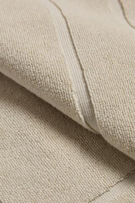 ZARA HOME ХЛОПКОВЫЙ НЕСКОЛЬЗЯЩИЙ КОВРИК ДЛЯ ВАННОЙ, СВЕТЛО-БЕЖЕВЫЙ