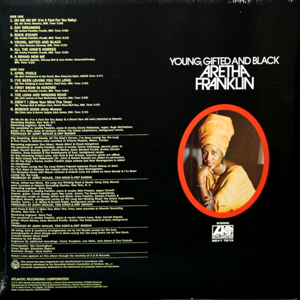 Aretha Franklin / Young, Gifted And Black (Limited Edition)(Coloured Vinyl)(LP)