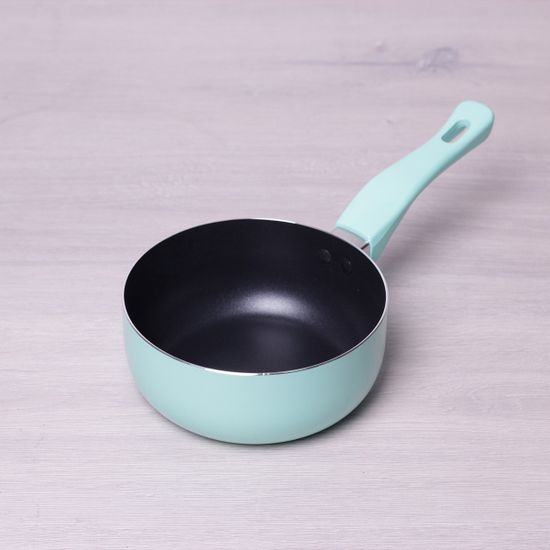 Ковш 1.3 л. из алюминия с антипригарным покрытием без крышки (Ø16х6.5 см) Kamille KM-0613A