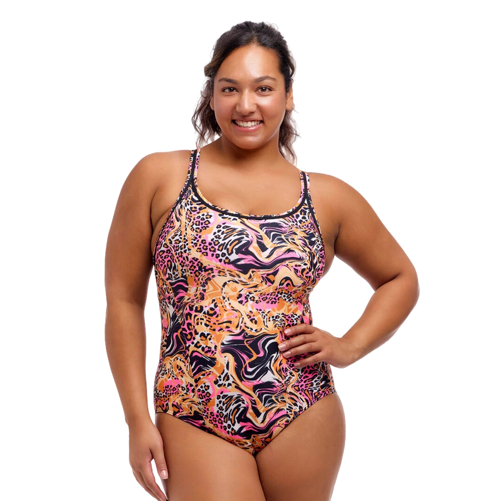 Купальник FUNKITA с поддержкой Tipsy Tiger (Locked In Lucy)