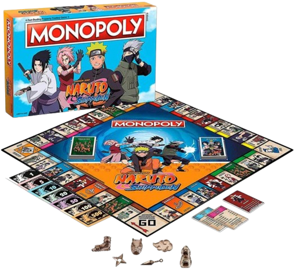 Игра  Монополия Naruto на английском языке