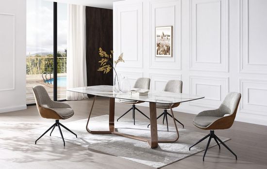 Стол обеденный Dorn  240х110 керамика на стекле