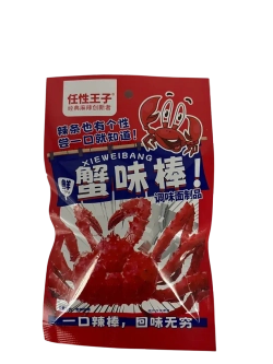 Соевое мясо , снек палочки со вкусом краба (30шт по 20гр)