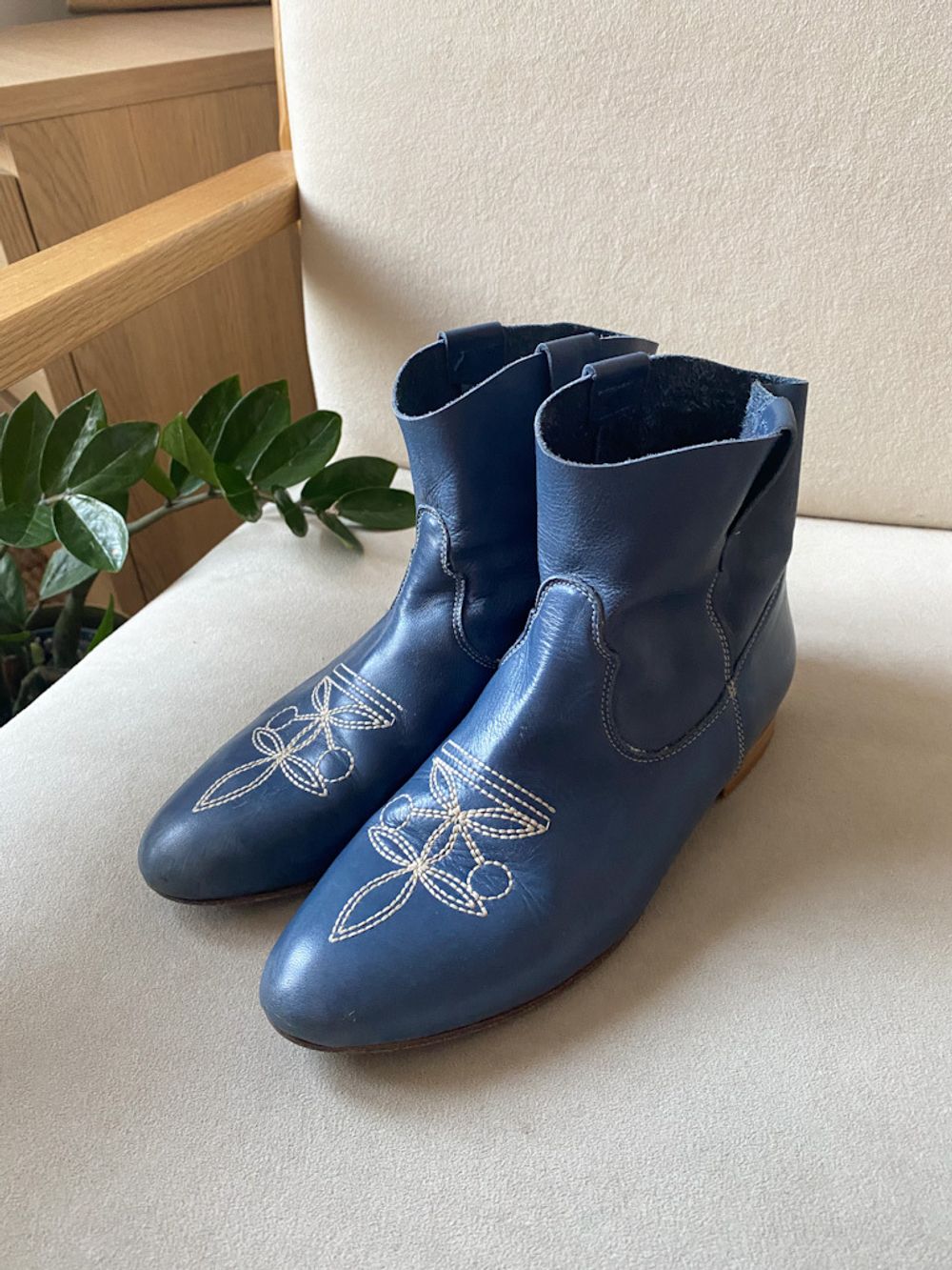 Кожаные полусапоги Bonpoint, 34