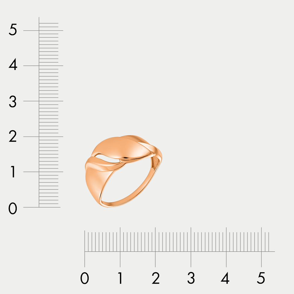 Женское кольцо из розового золота 585 пробы (арт. 70192700)
